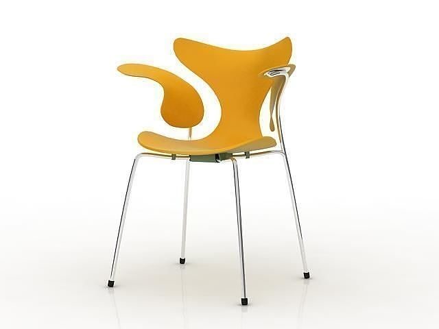 Chair designed 3D model