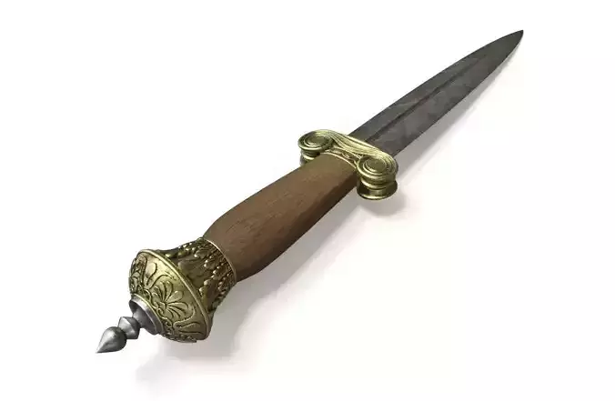 Greek dagger 3D print model