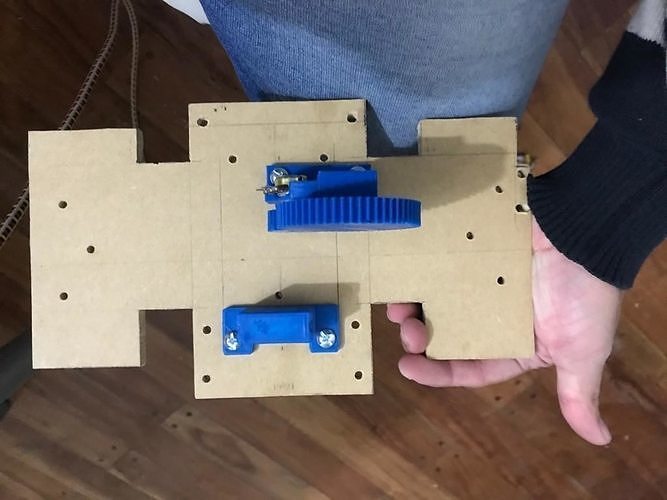 Flight yoke command system for simulator 3D print model