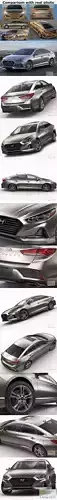 HYUNDAI SONATA 3D model