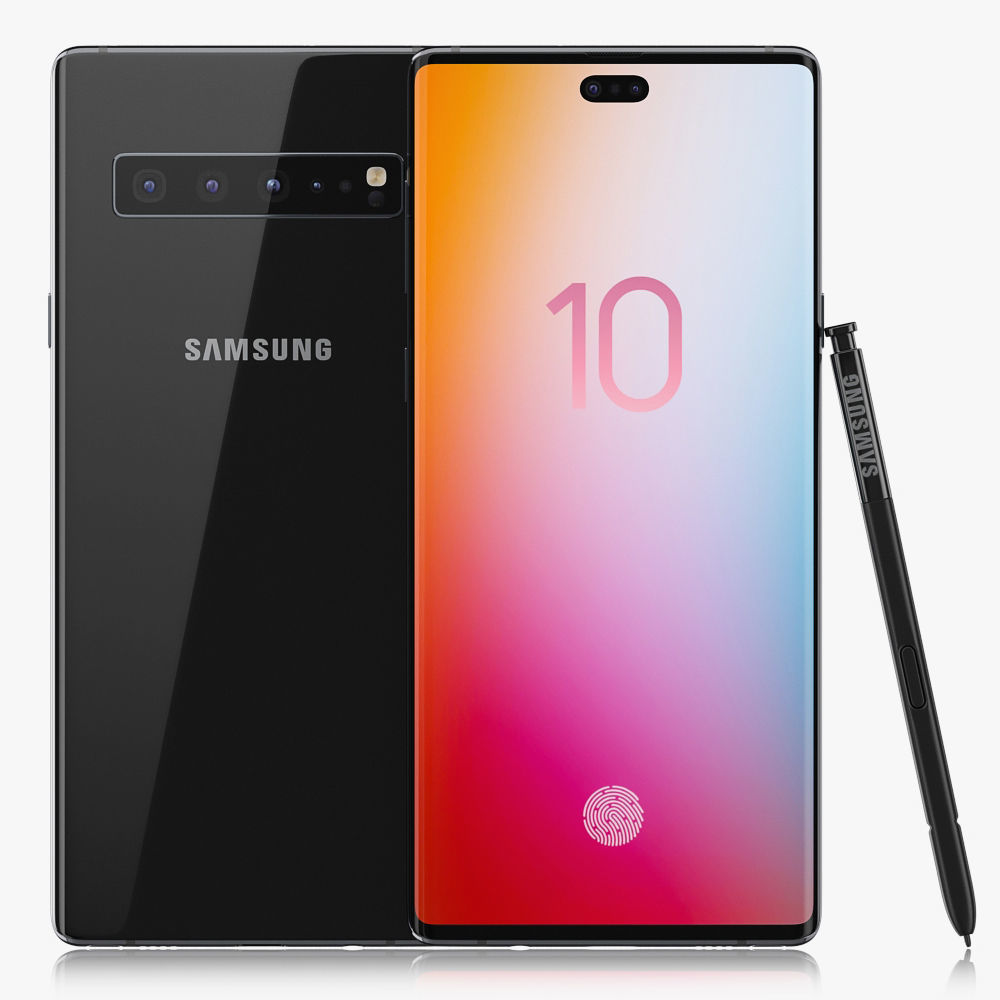 Samsung Galaxy Note 10 PRO 3D model_1