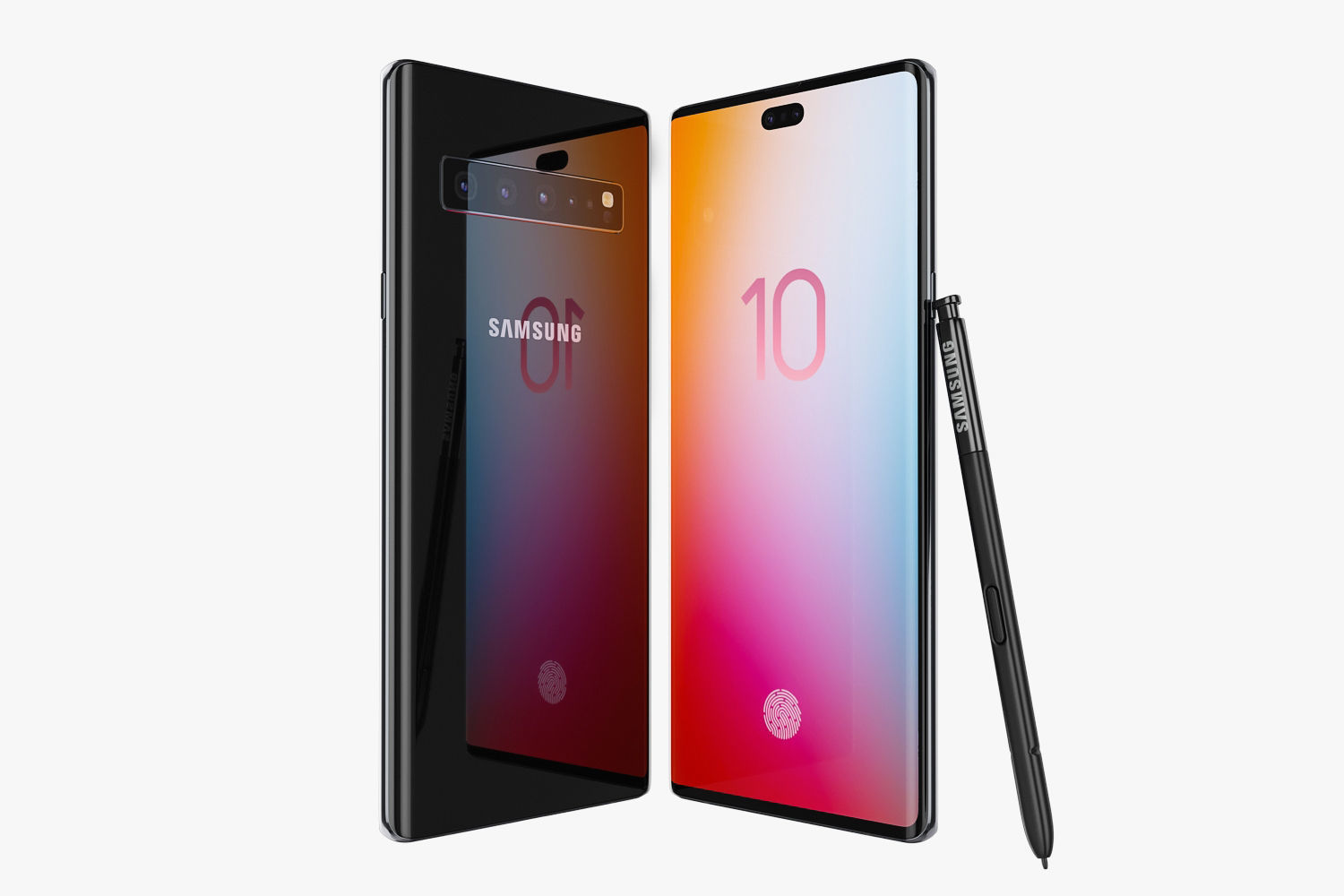 Samsung Galaxy Note 10 PRO 3D model_4