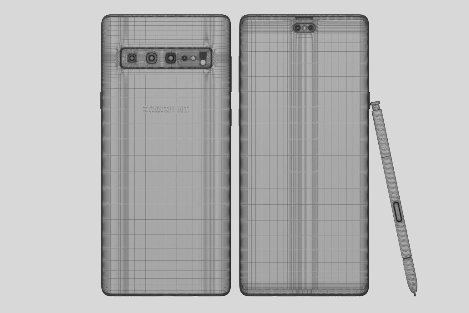Samsung Galaxy Note 10 PRO 3D model_16