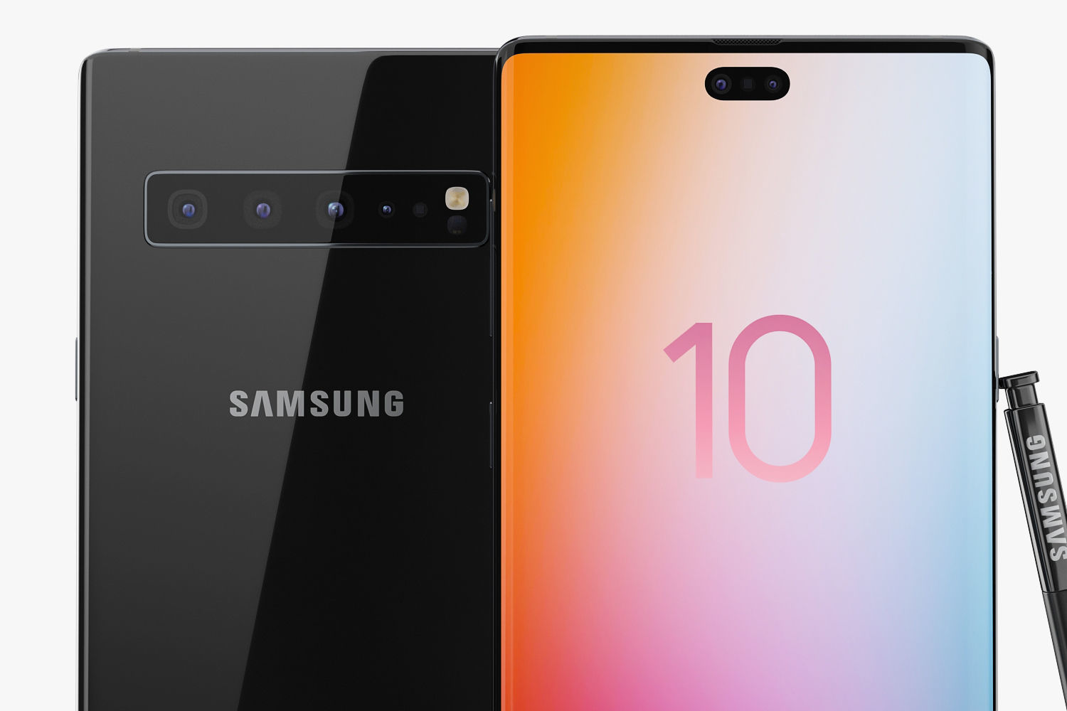 Samsung Galaxy Note 10 PRO 3D model_8