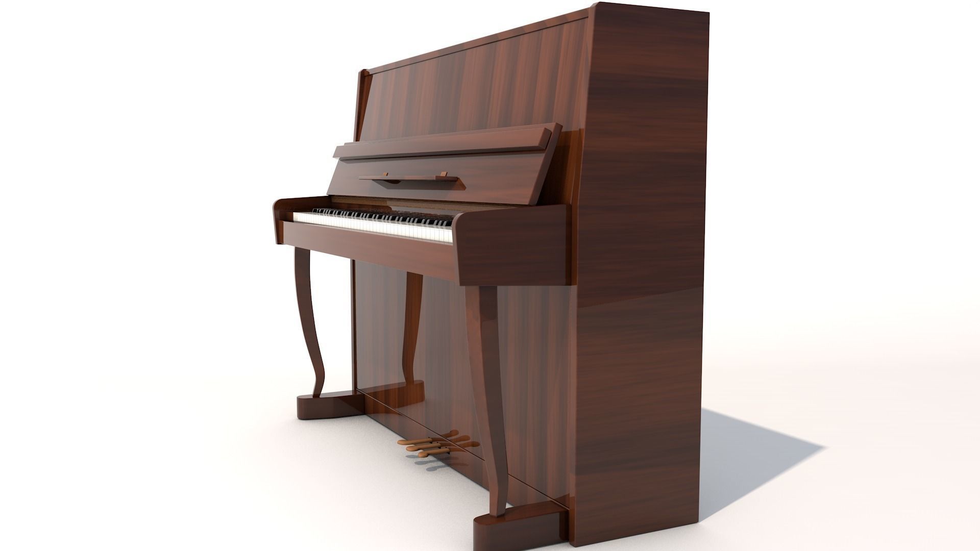 Piano 3D model_12