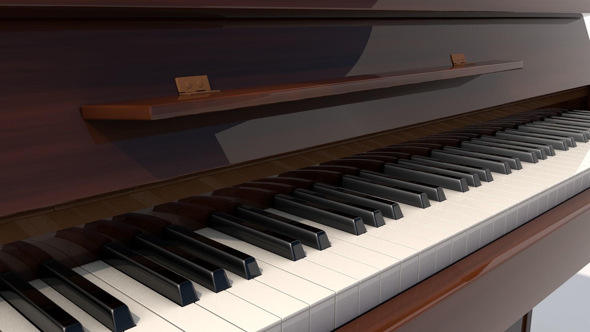 Piano 3D model_9