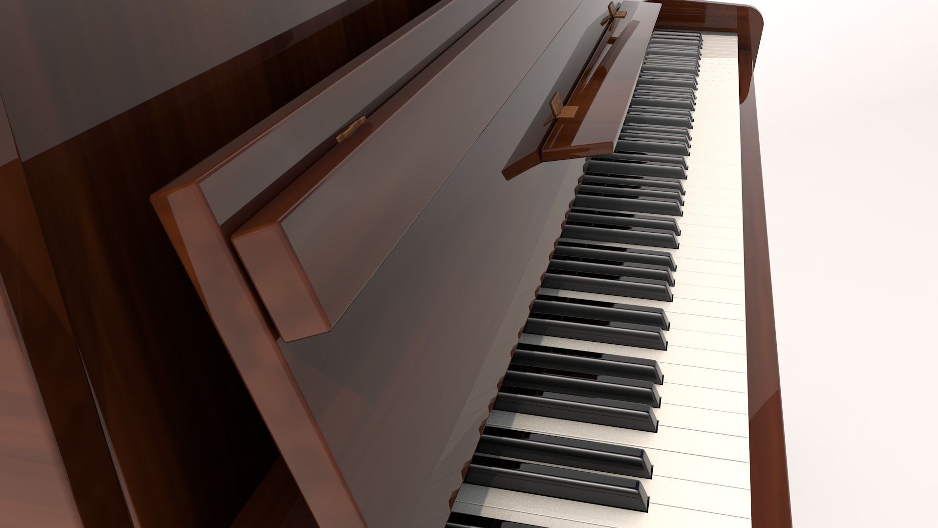 Piano 3D model_8