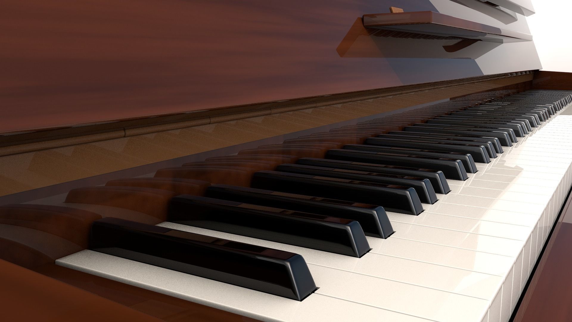 Piano 3D model_6