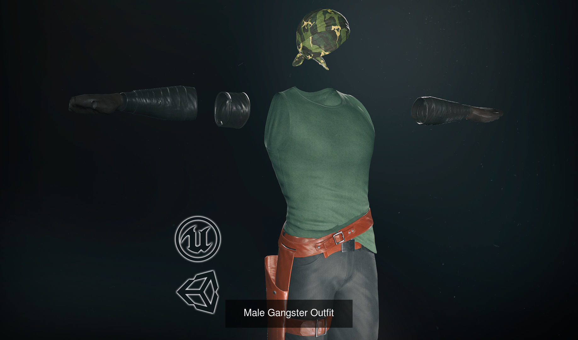 10 Male Outfit -Game Ready 3D Model Collection_16