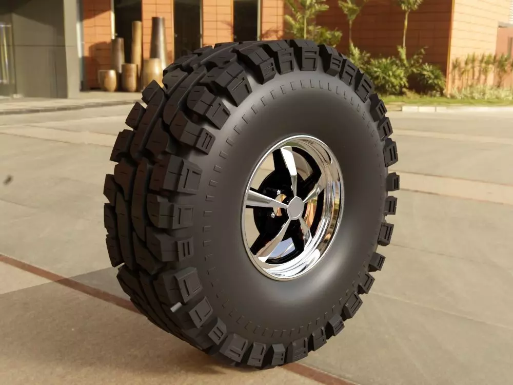 4x4 tire - Thornbird 3D model_0