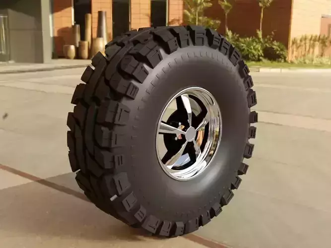 4x4 tire - Thornbird 3D model