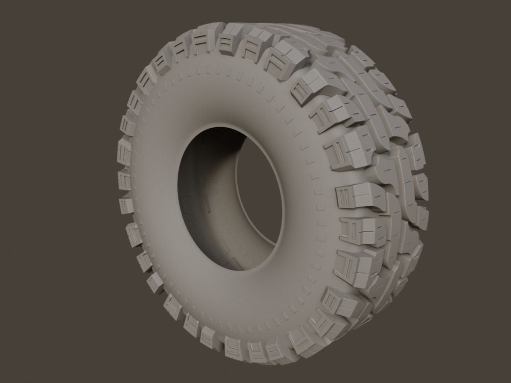 4x4 tire - Thornbird 3D model_1