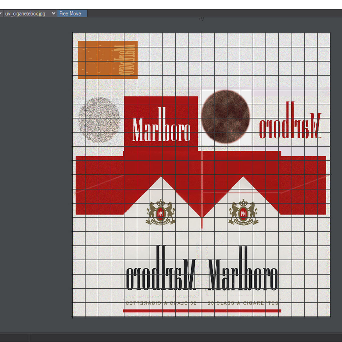 pack of cigarettes Low-poly 3D model_6
