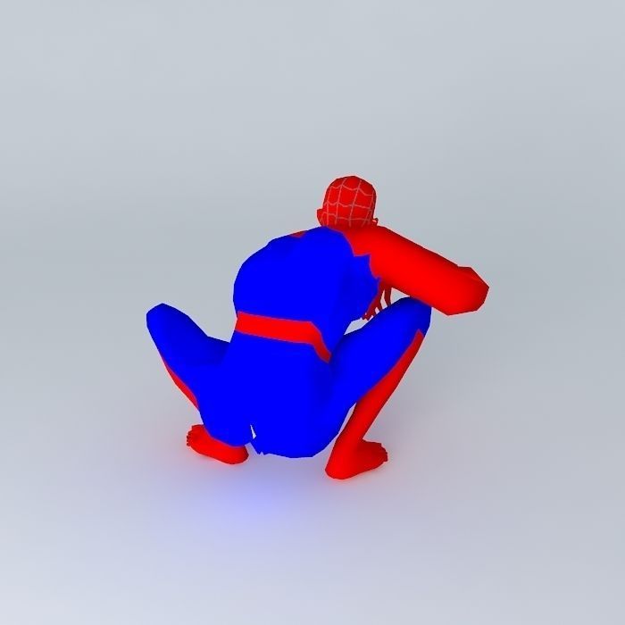 Spiderman incomplete Free 3D model_1