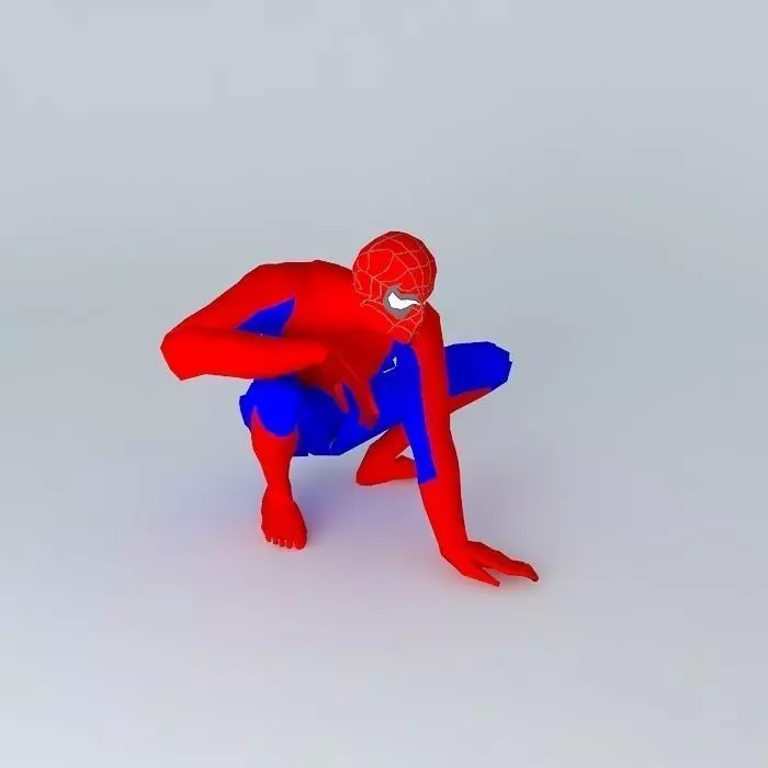 Spiderman incomplete Free 3D model_0
