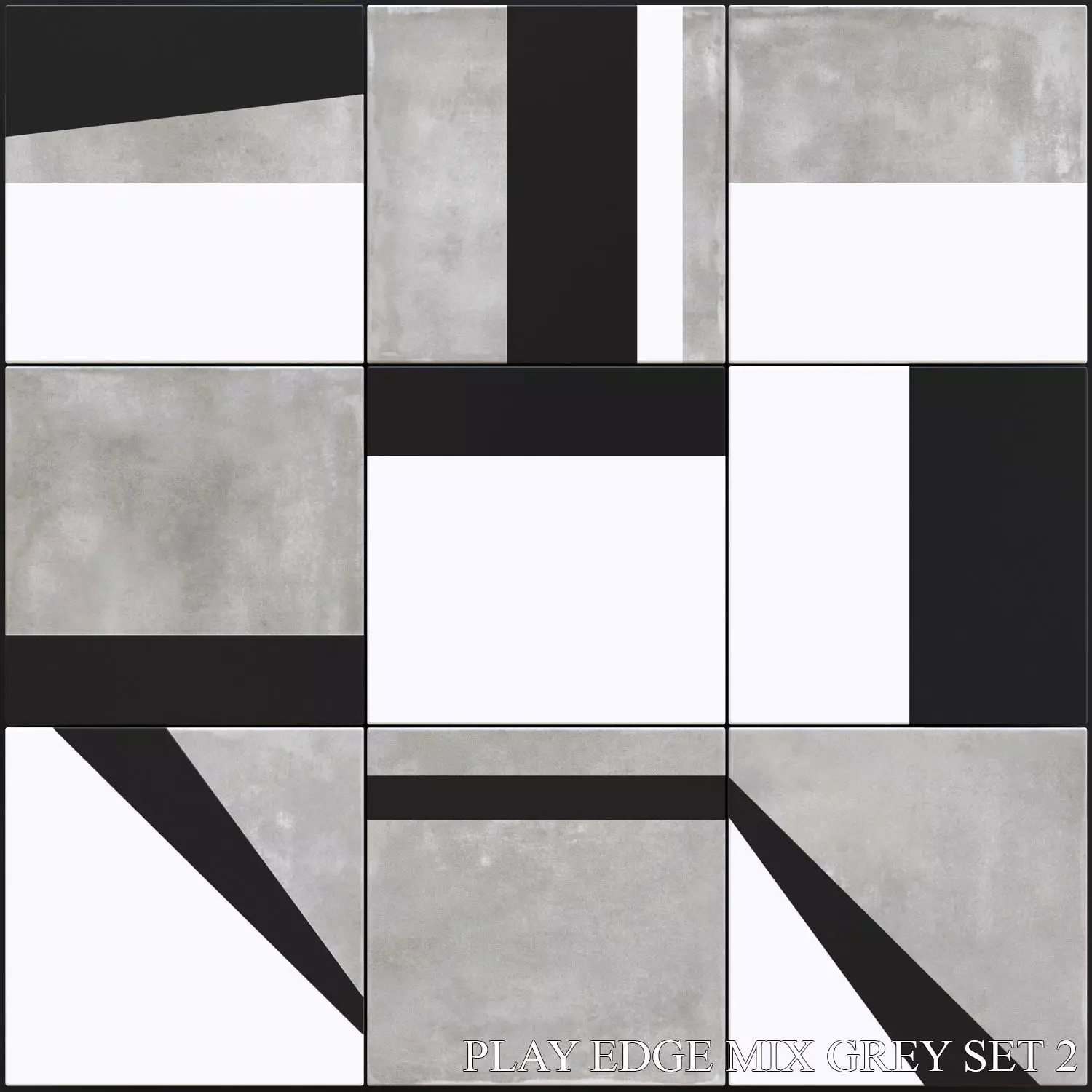 ABK Play Edge Mix Grey Set 2 3D model_0