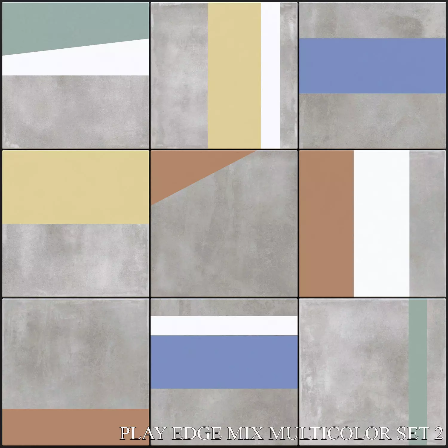 ABK Play Edge Mix Multicolor Set 2 3D model_0