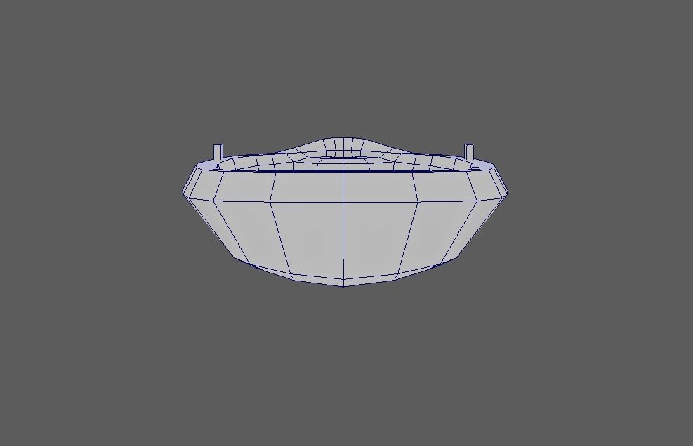 Low Poly Boat wooden Low-poly 3D model_12