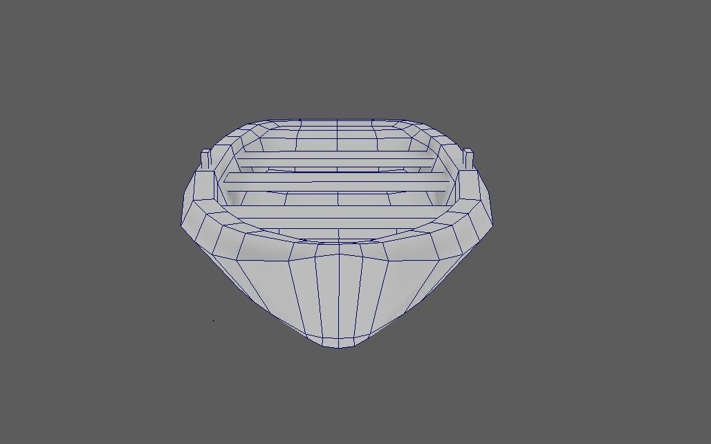 Low Poly Boat wooden Low-poly 3D model_15