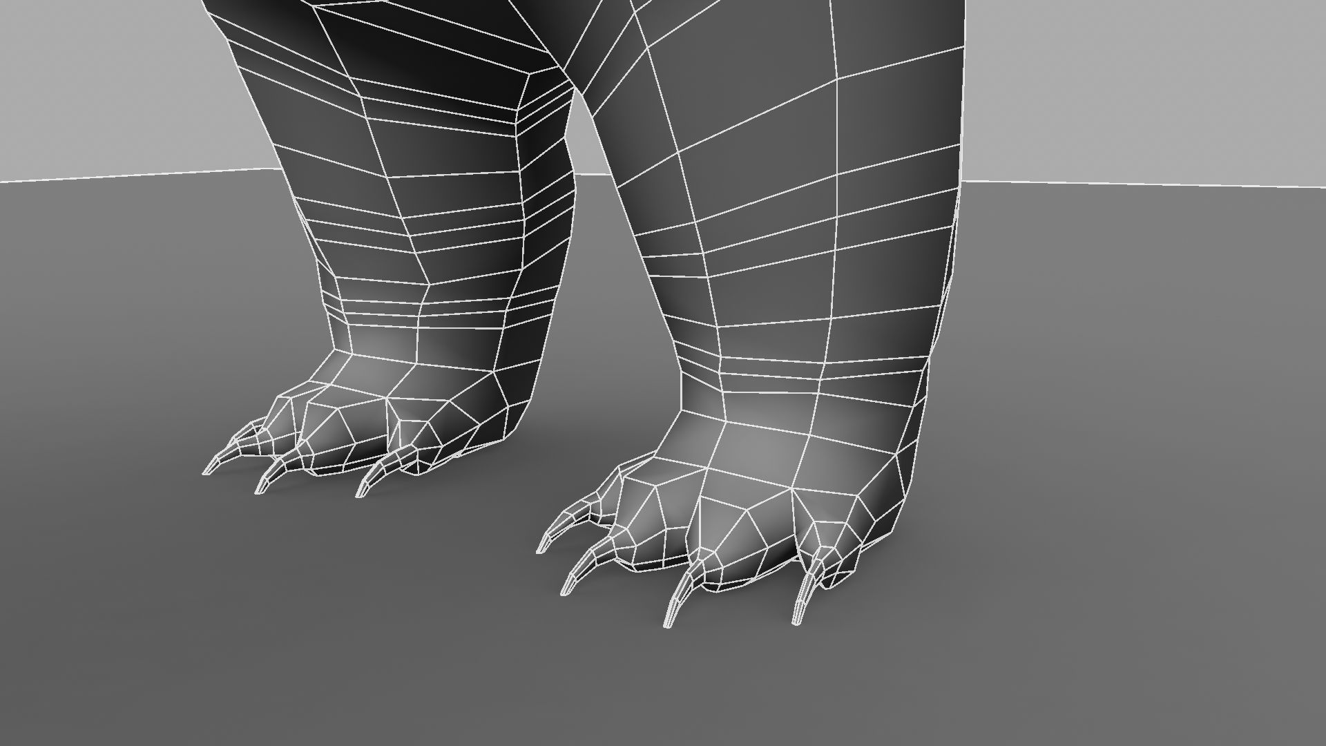 3D Bear polar 3D model_24