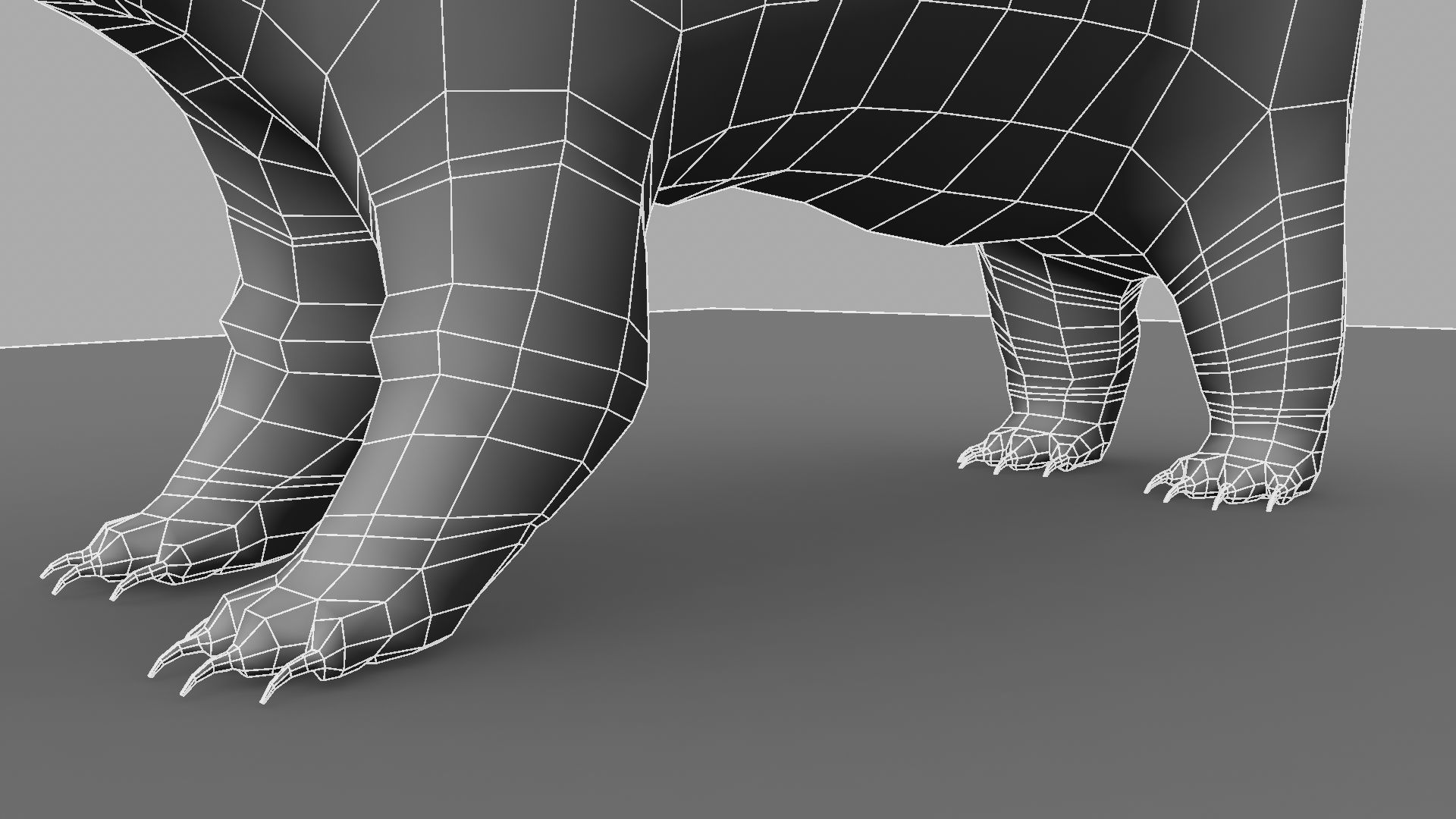 3D Bear polar 3D model_20