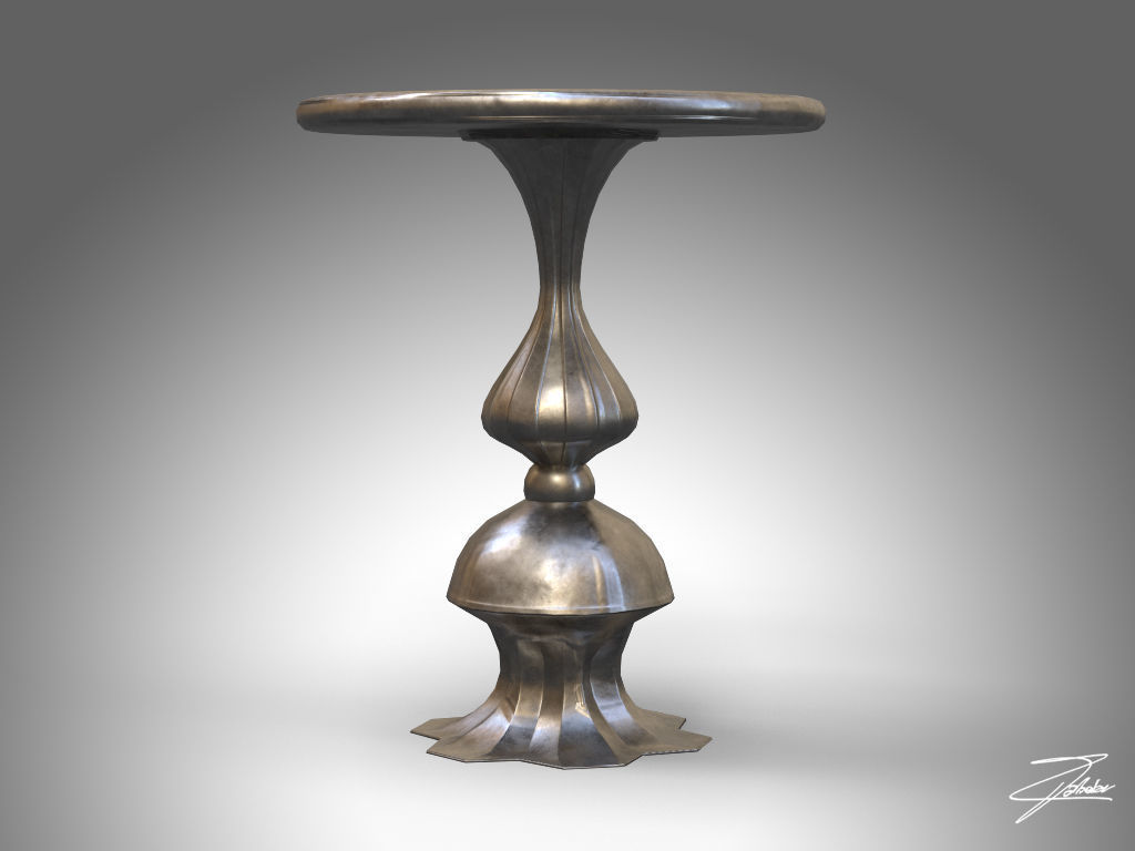 Table 14 VR ready Low-poly 3D model_3