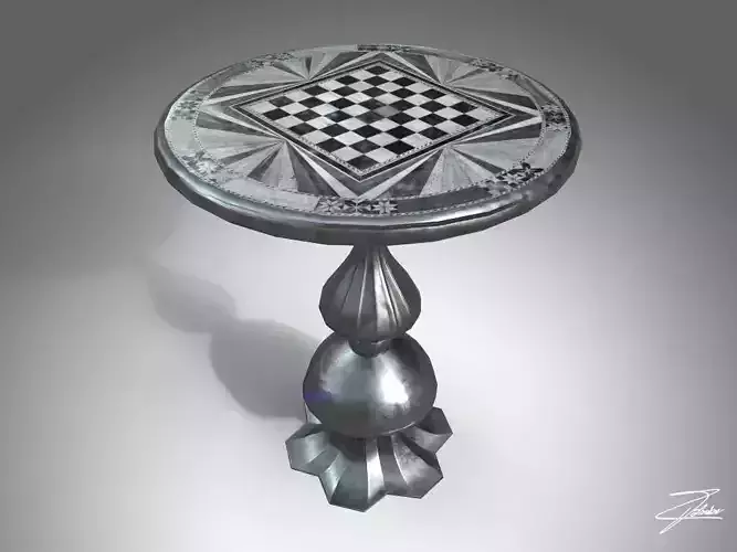 Table 14 VR ready Low-poly 3D model