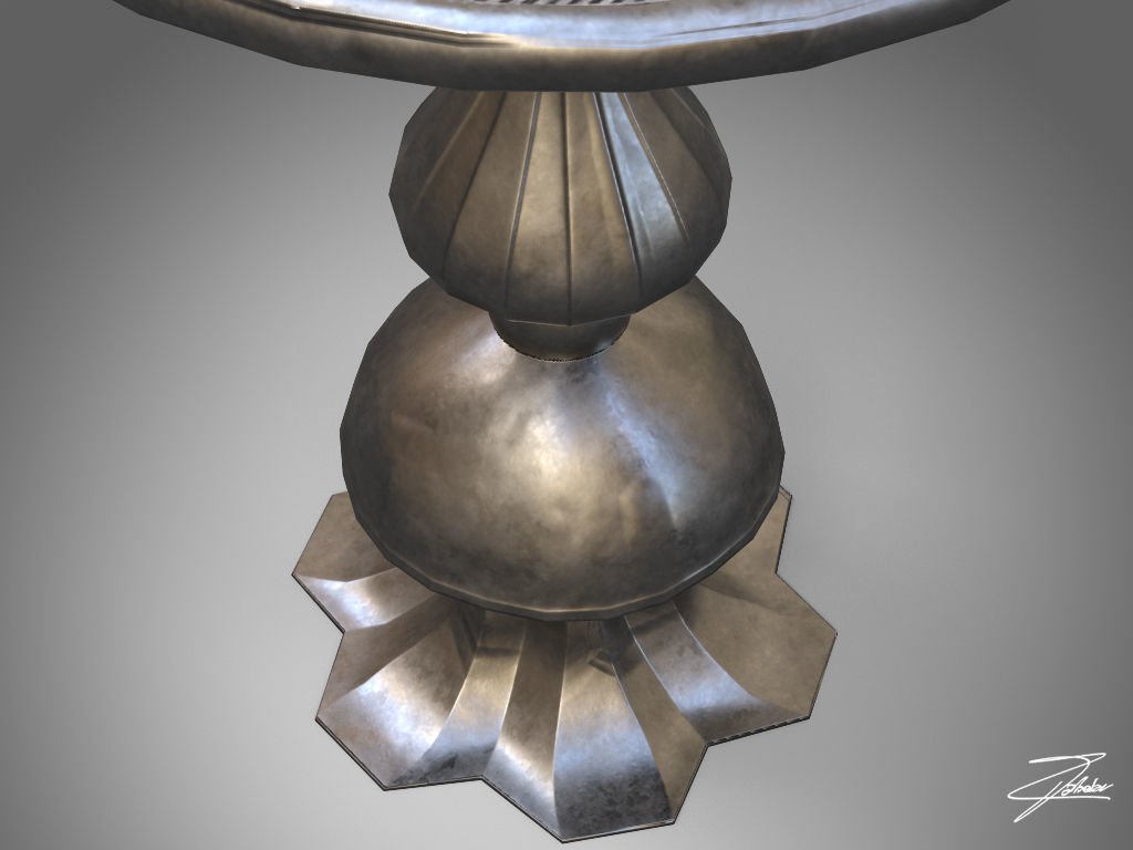 Table 14 VR ready Low-poly 3D model_4