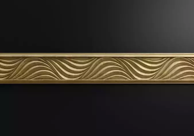 Carved molding 3D model