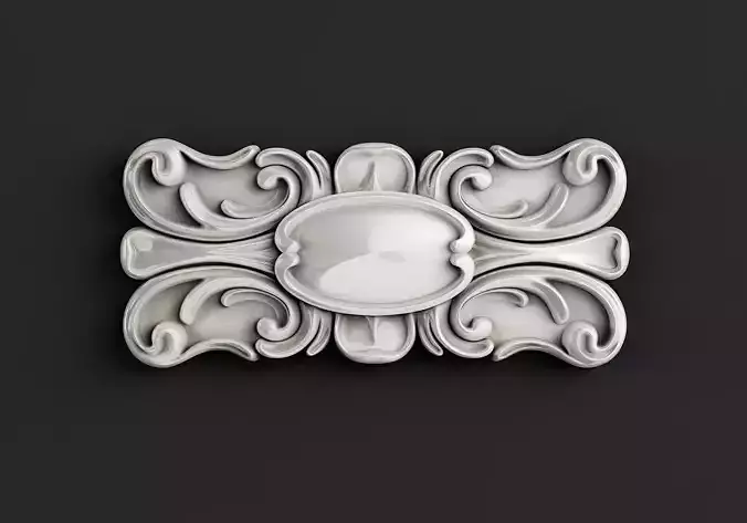 3D model Carved decor central
