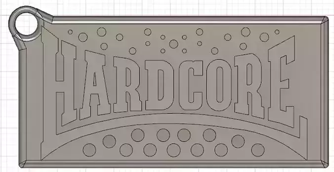 Hardcore Keychain