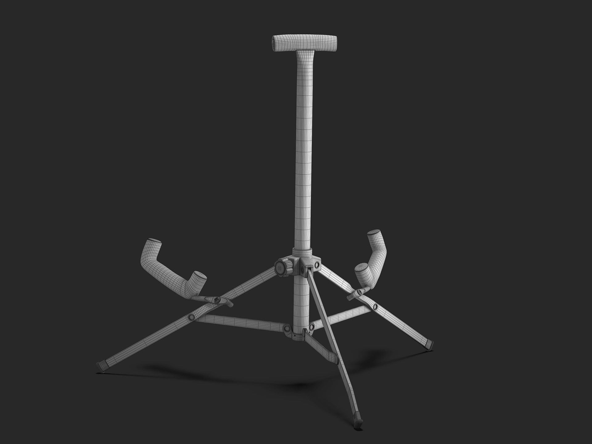Fender Mini Electric Guitar Stand 3D model_6