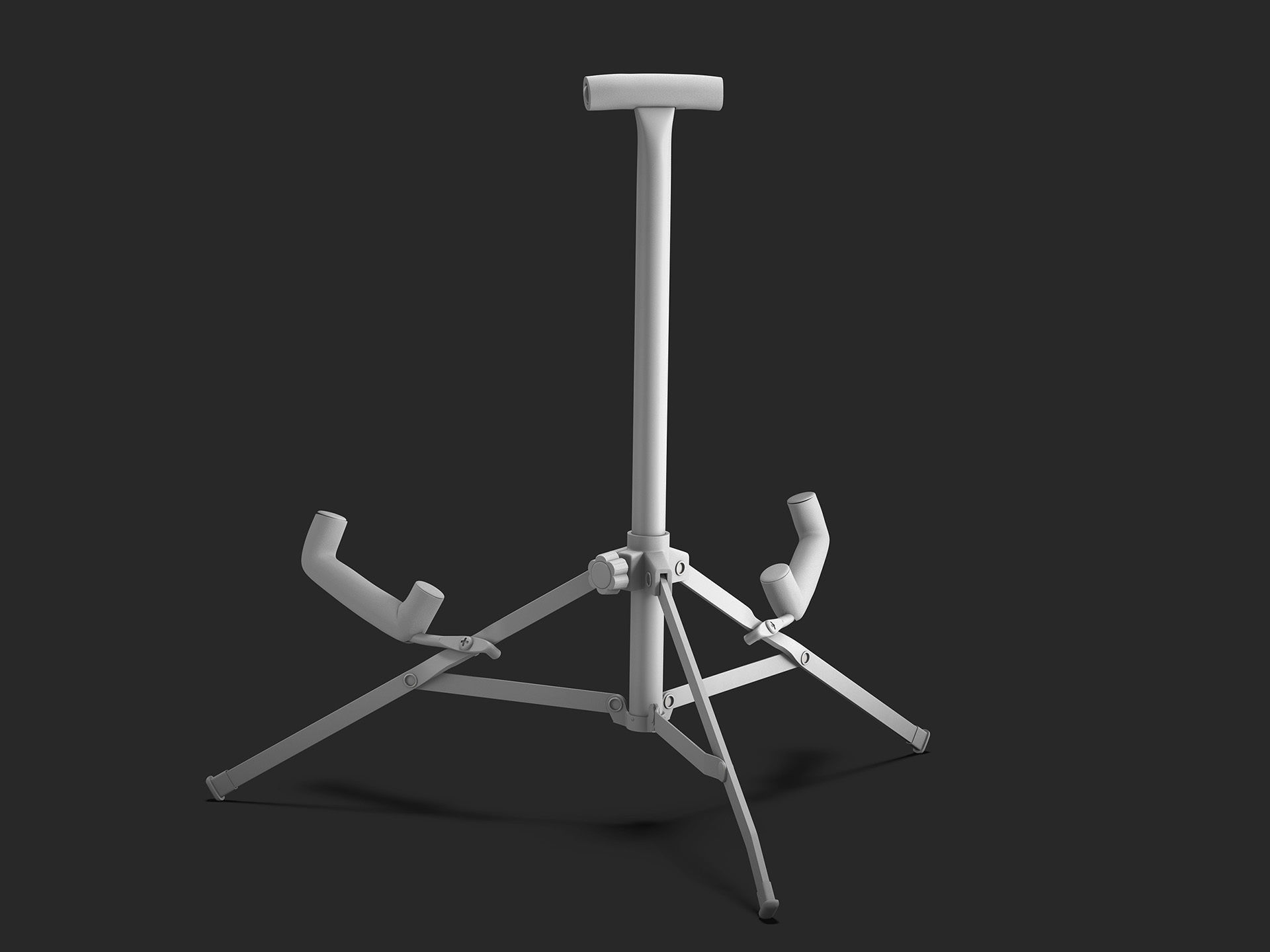 Fender Mini Electric Guitar Stand 3D model_5