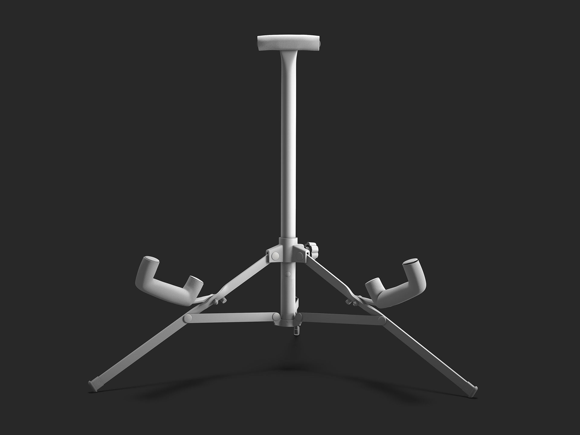 Fender Mini Electric Guitar Stand 3D model_7