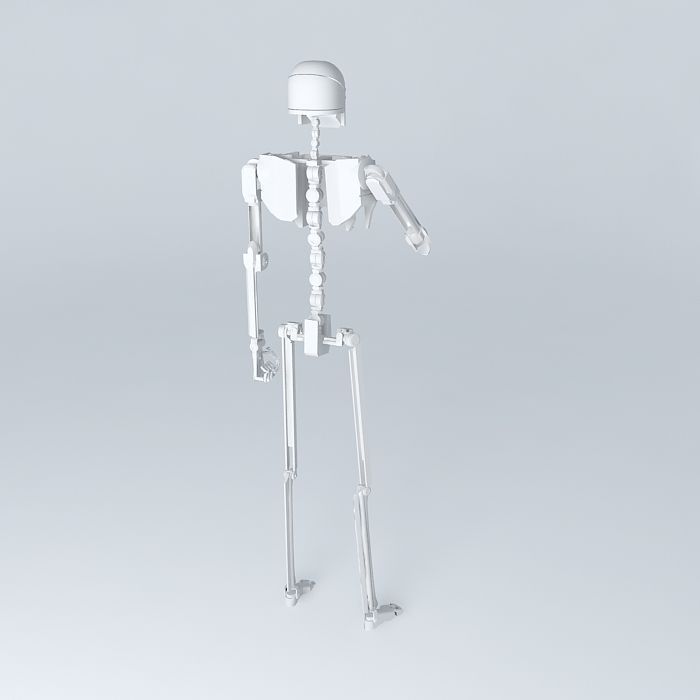 Robot chassis Free 3D model_1