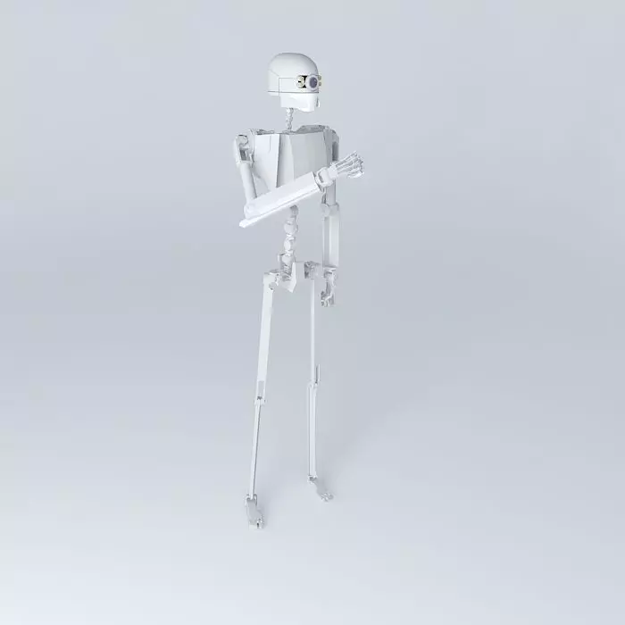 Robot chassis Free 3D model_0