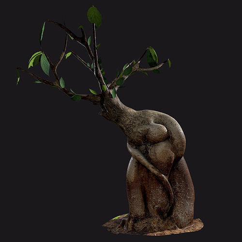 Bonsai tree - Low Poly - Game ready Low-poly 3D model Low-poly 3D model