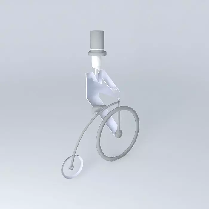 Bicycle man Free 3D model