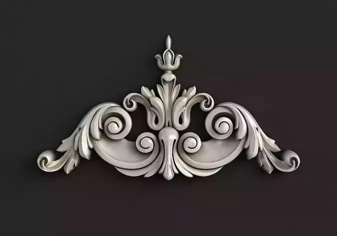 Carved decor model 3D model