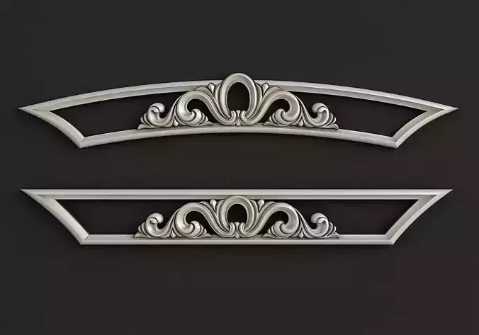 3D Carved decor horizontal
