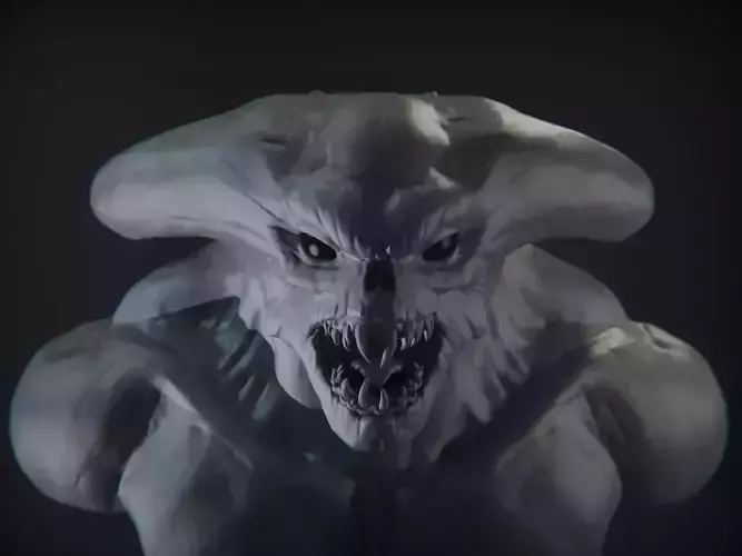 Demon Head 03 3D model