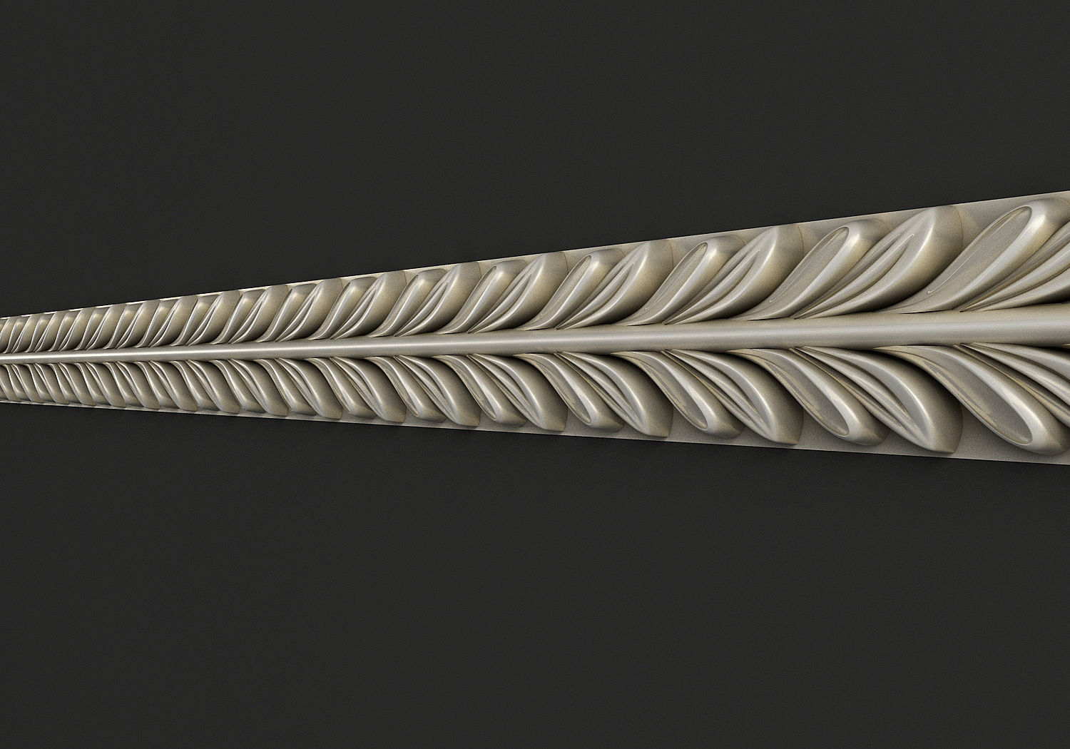 3D Carved molding model 3D model_1