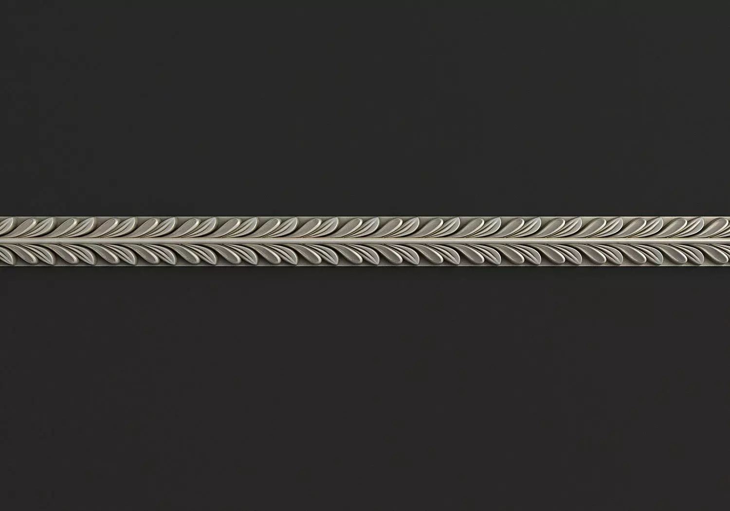 3D Carved molding model 3D model_0