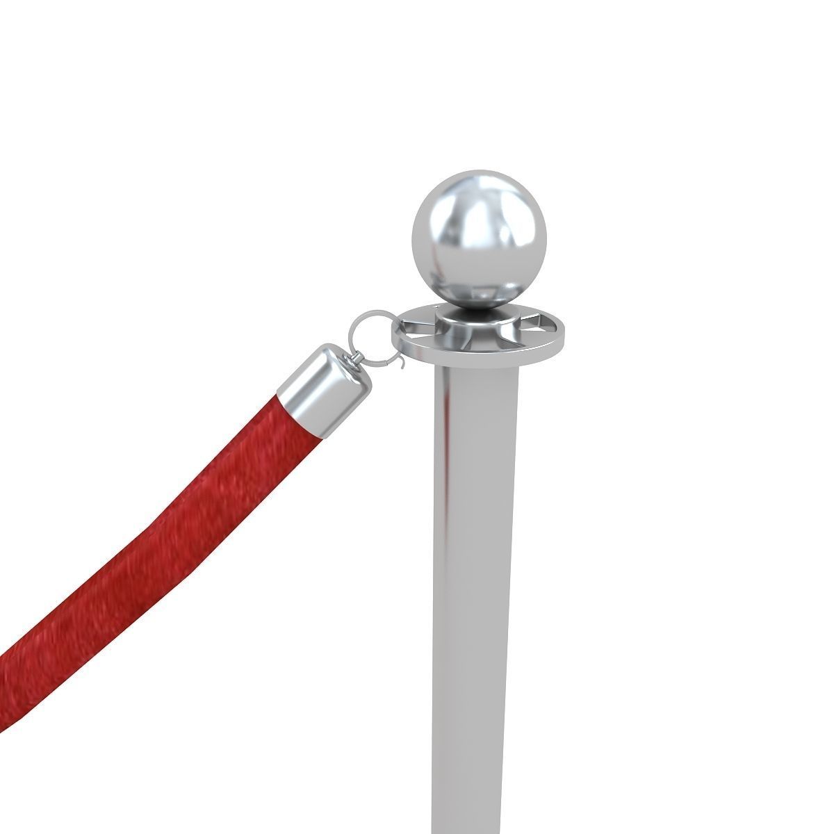 Red Velvet Rope 3D model_2