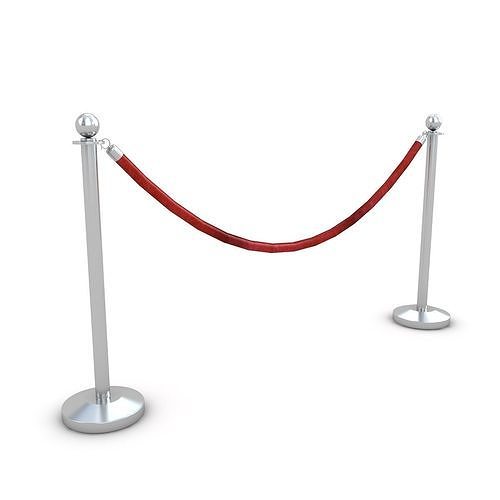 Red Velvet Rope 3D model