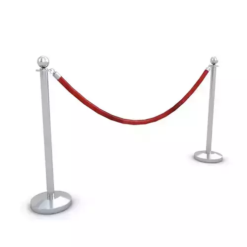 Red Velvet Rope 3D model