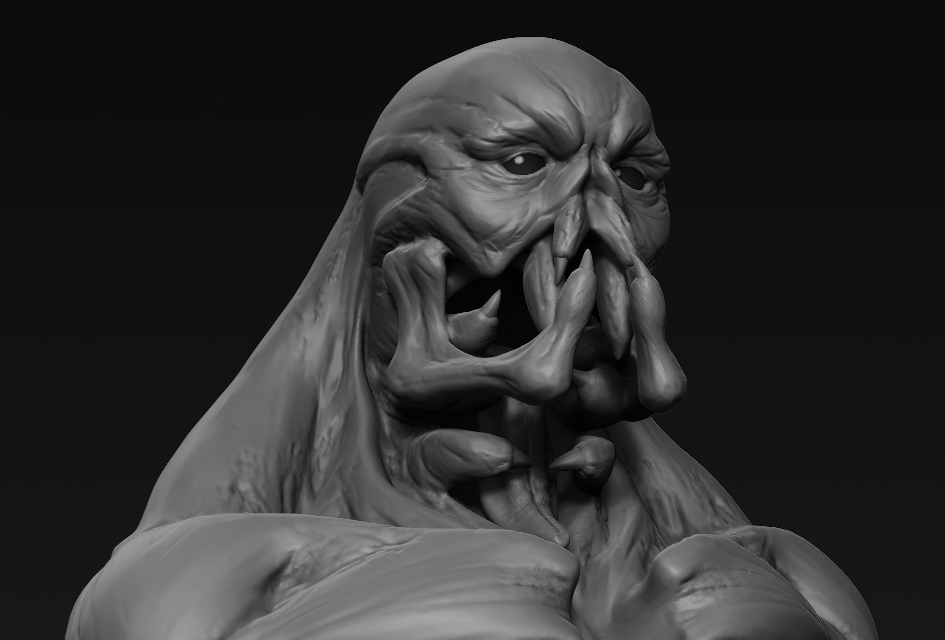Demon Head 04 3D model_1
