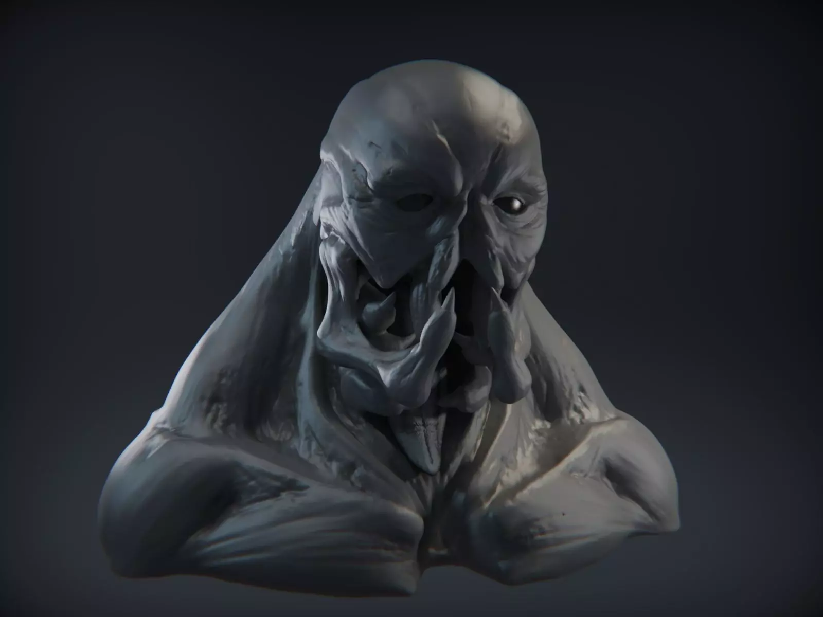 Demon Head 04 3D model_0