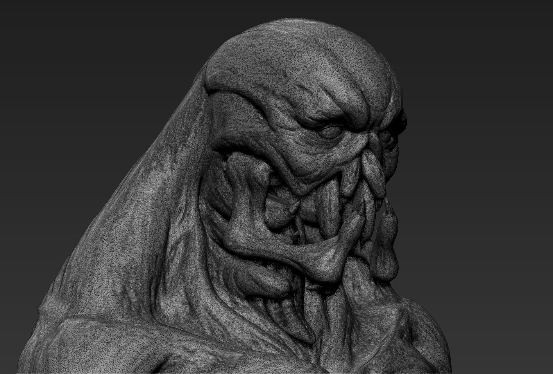 Demon Head 04 3D model_6