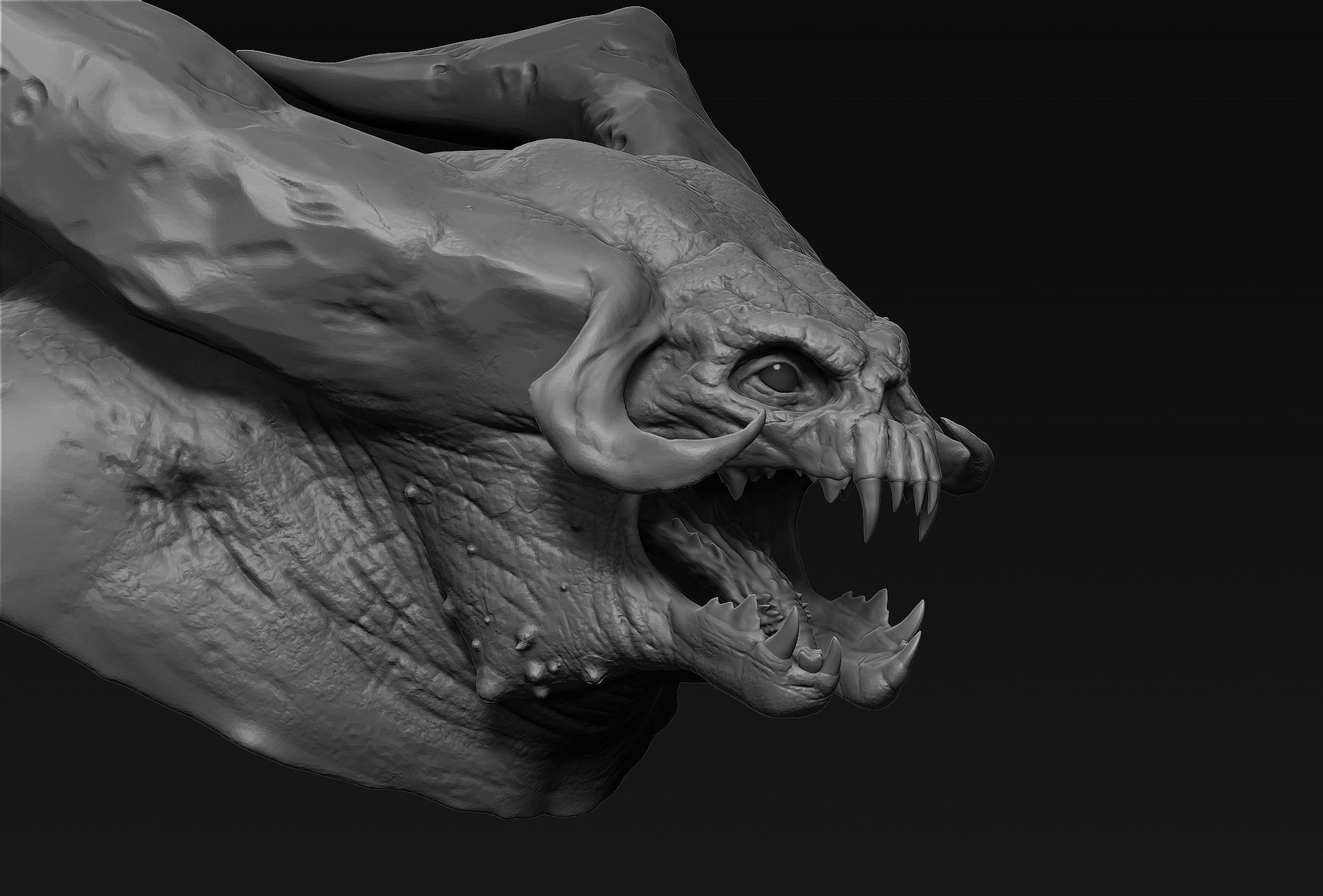 Demon Head 05 3D model_1